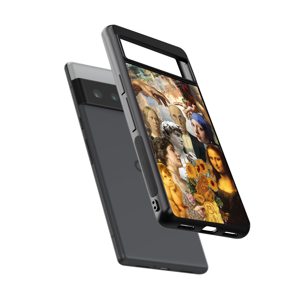 classic icons back phone cover | glass case for google pixel 6 pro