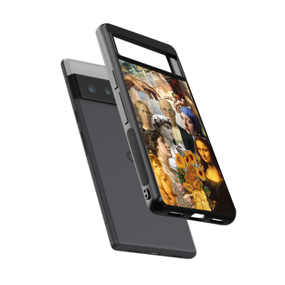 classic icons back phone cover | glass case for google pixel 6 pro