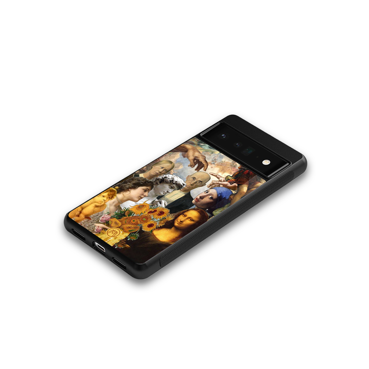 classic icons back phone cover | glass case for google pixel 6 pro