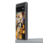 classic icons back phone cover | glass case for google pixel 6 pro