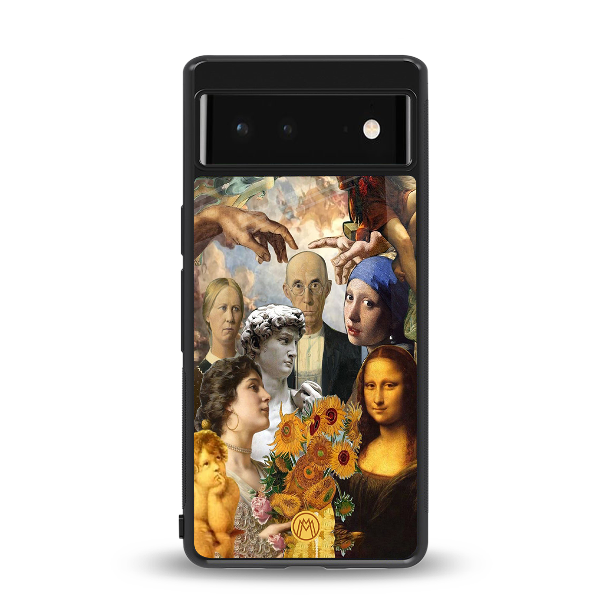 classic icons back phone cover | glass case for google pixel 6