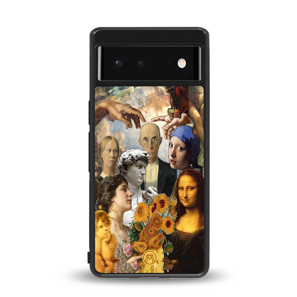 classic icons back phone cover | glass case for Google Pixel 6A