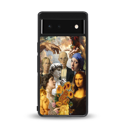 classic icons back phone cover | glass case for Google Pixel 6A