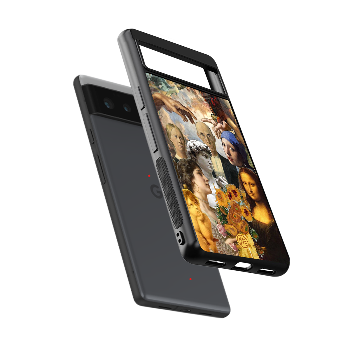 classic icons back phone cover | glass case for google pixel 6