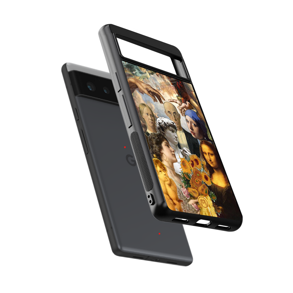 classic icons back phone cover | glass case for Google Pixel 6A