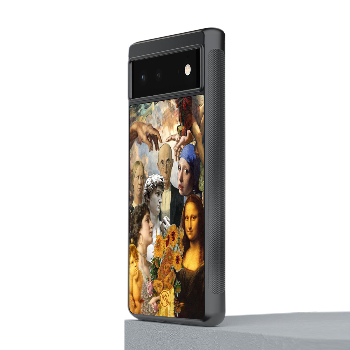 classic icons back phone cover | glass case for google pixel 6