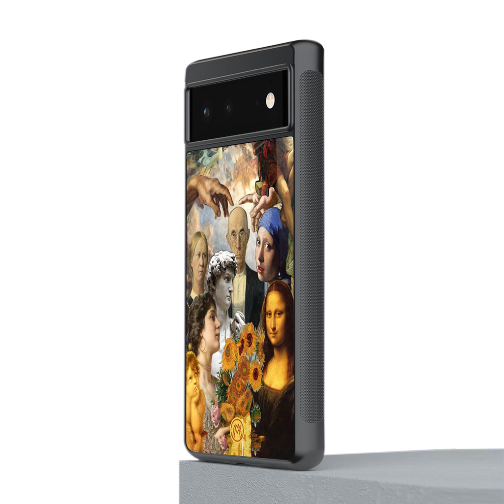 classic icons back phone cover | glass case for Google Pixel 6A
