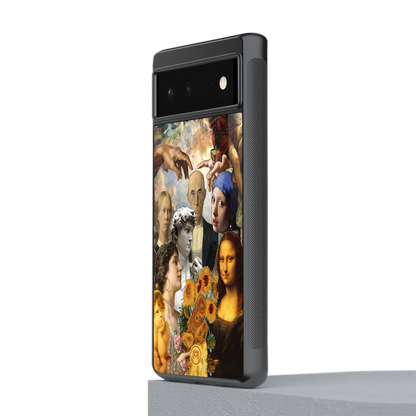 classic icons back phone cover | glass case for Google Pixel 6A