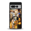 classic icons back phone cover | glass case for google pixel 7 pro