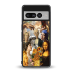 classic icons back phone cover | glass case for google pixel 7 pro