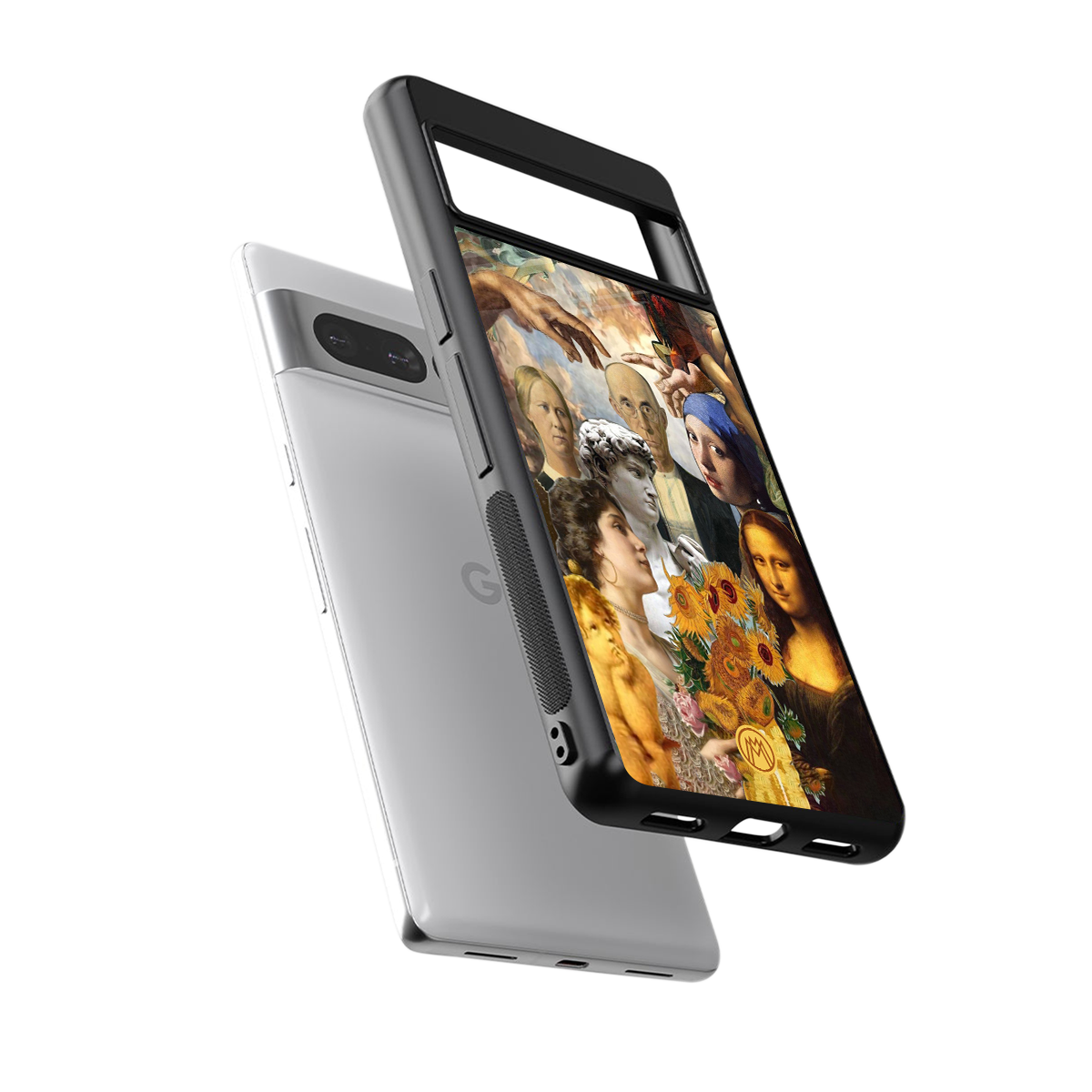 classic icons back phone cover | glass case for google pixel 7 pro