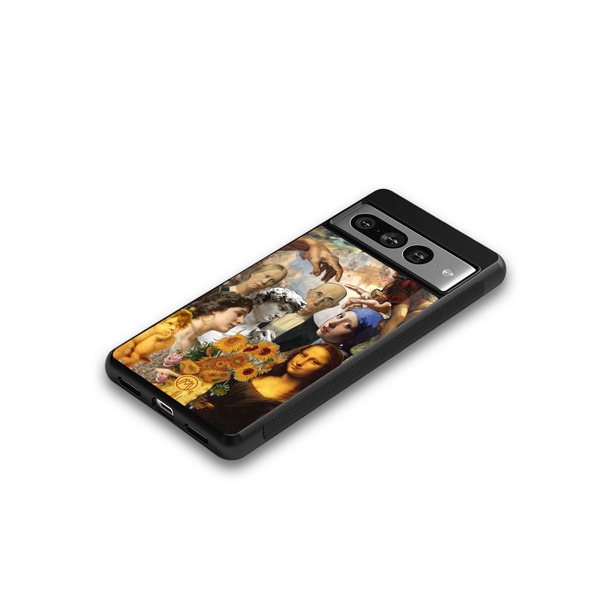 classic icons back phone cover | glass case for google pixel 7 pro