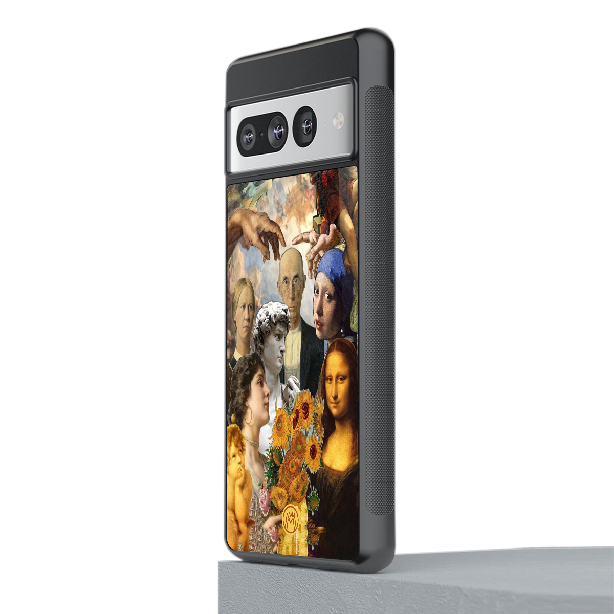 classic icons back phone cover | glass case for google pixel 7 pro