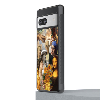 classic icons back phone cover | glass case for Google Pixel 7A