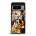 classic icons back phone cover | glass case for google pixel 8 pro