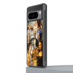 classic icons back phone cover | glass case for google pixel 8 pro