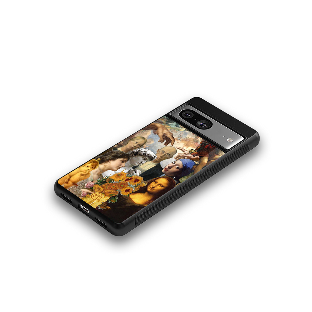 classic icons back phone cover | glass case for Google Pixel 8