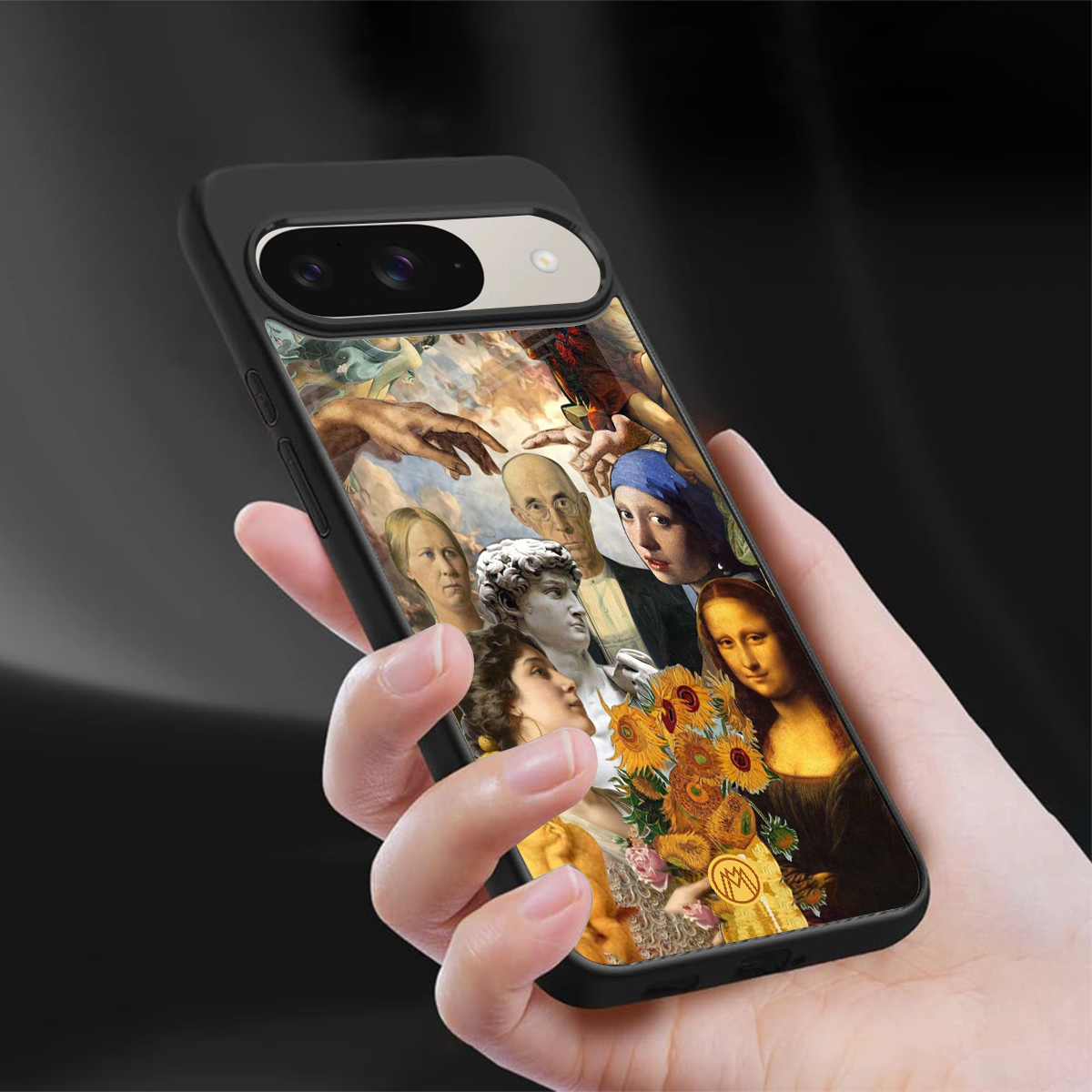 classic icons back phone cover | glass case for google pixel 9