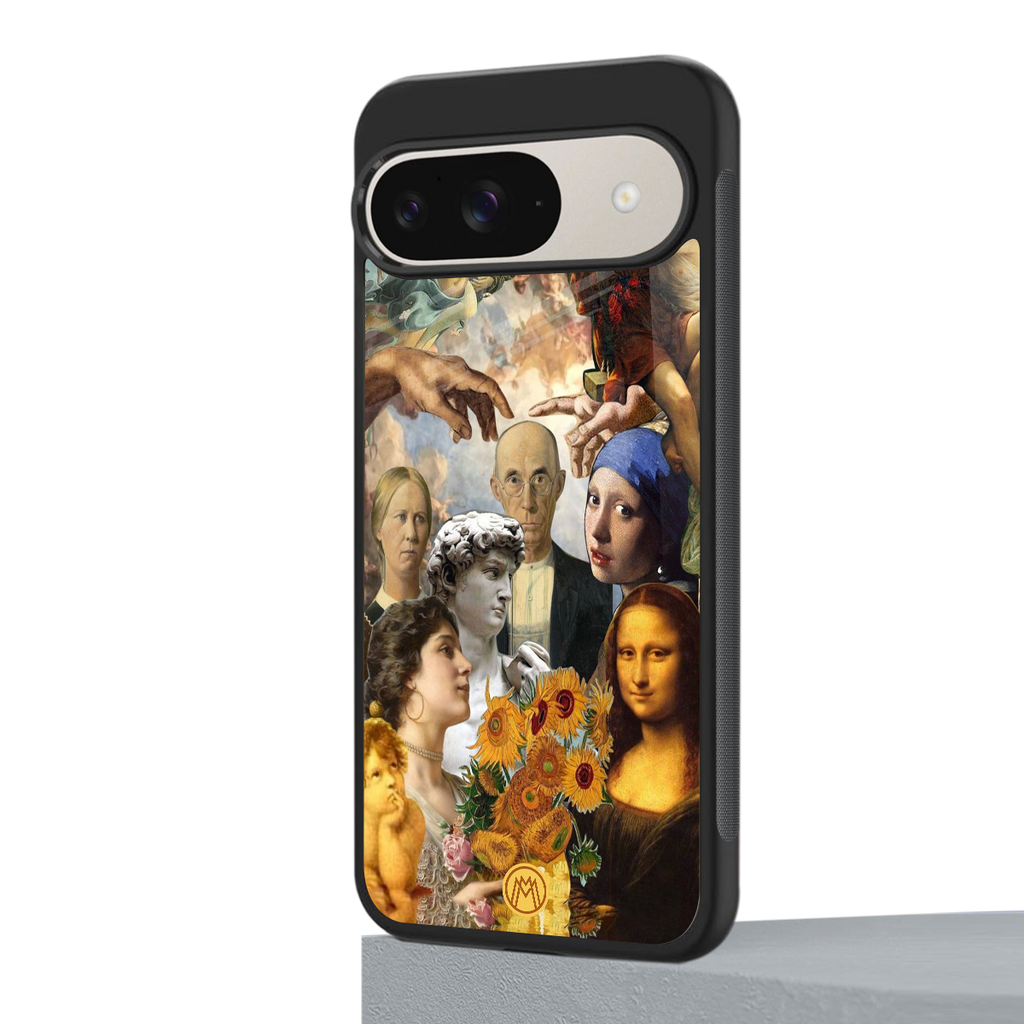 classic icons back phone cover | glass case for google pixel 9