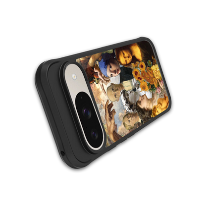 classic icons back phone cover | glass case for google pixel 9