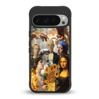 classic icons back phone cover | glass case for google pixel 9 pro xl