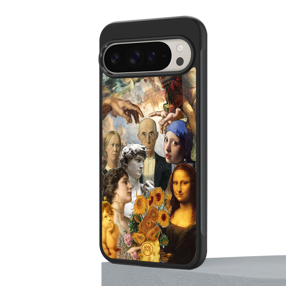 classic icons back phone cover | glass case for google pixel 9 pro xl