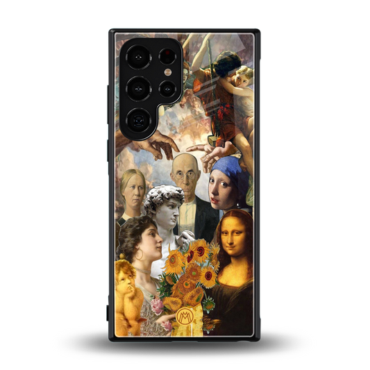 classic icons back phone cover | glass case for samsung galaxy s24 ultra