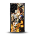 classic icons back phone cover | glass case for samsung galaxy s23 ultra