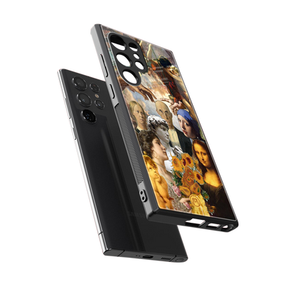 classic icons back phone cover | glass case for samsung galaxy s23 ultra