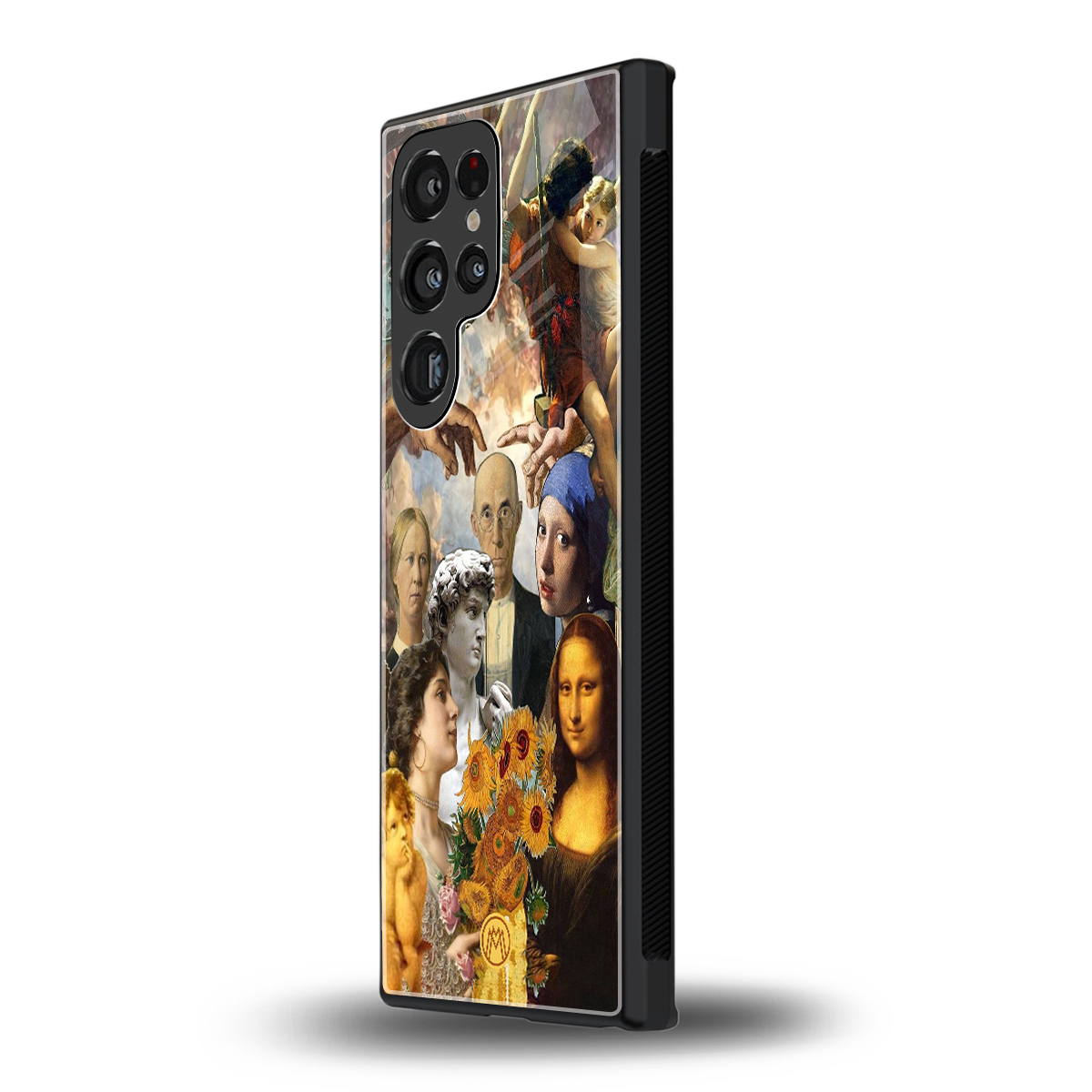 classic icons back phone cover | glass case for samsung galaxy s23 ultra