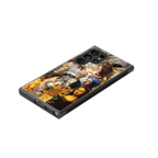 classic icons back phone cover | glass case for samsung galaxy s23 ultra