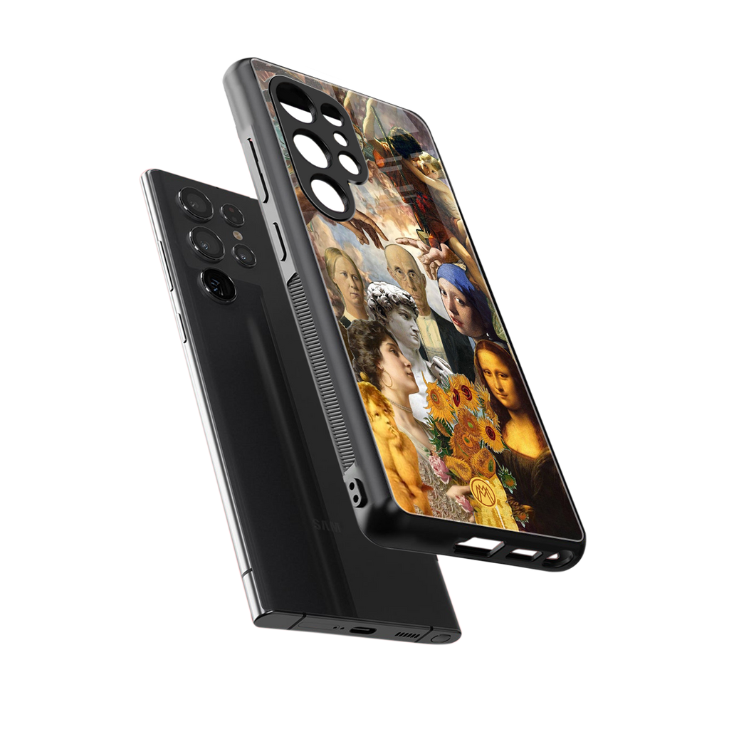 classic icons back phone cover | glass case for samsung galaxy s25 ultra