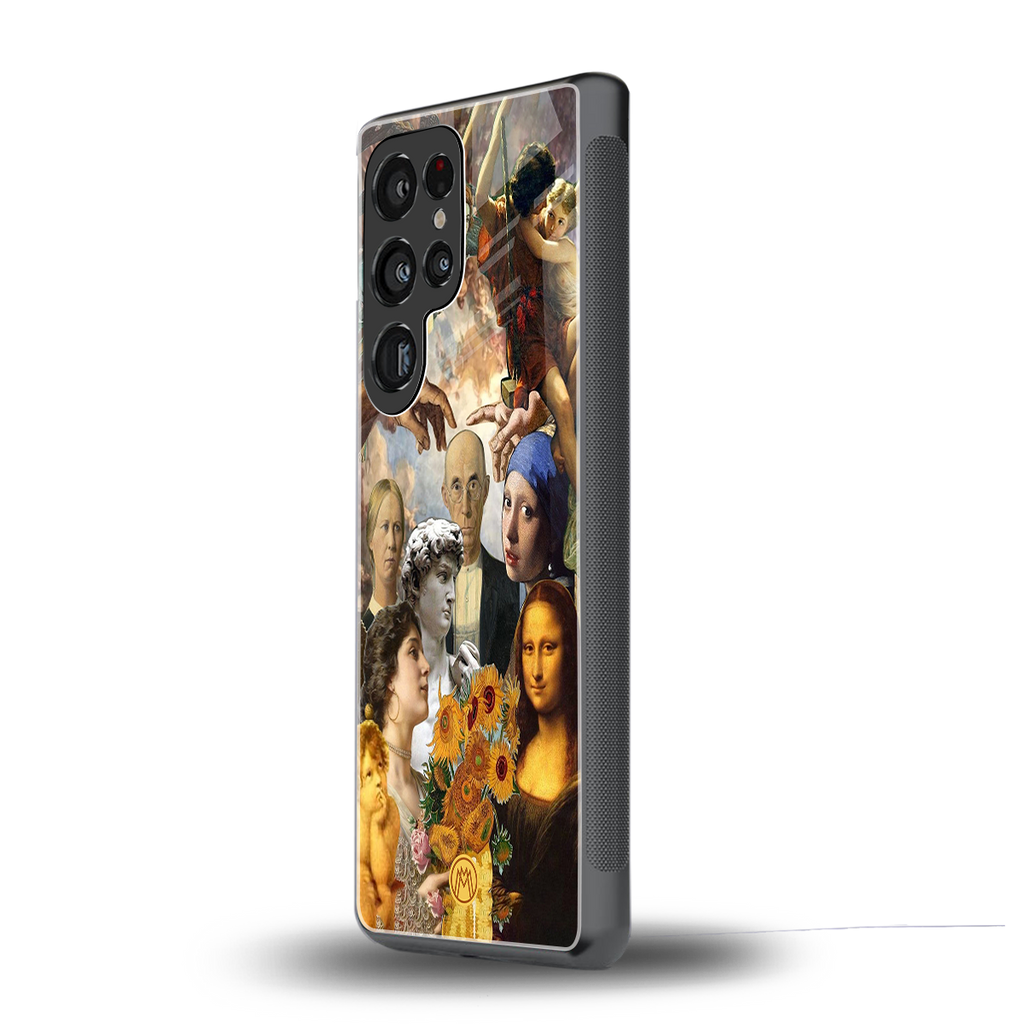 classic icons back phone cover | glass case for samsung galaxy s25 ultra