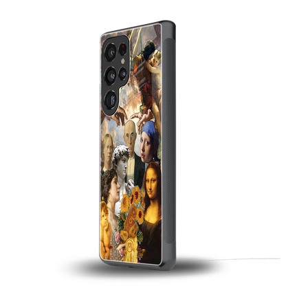 classic icons back phone cover | glass case for samsung galaxy s25 ultra