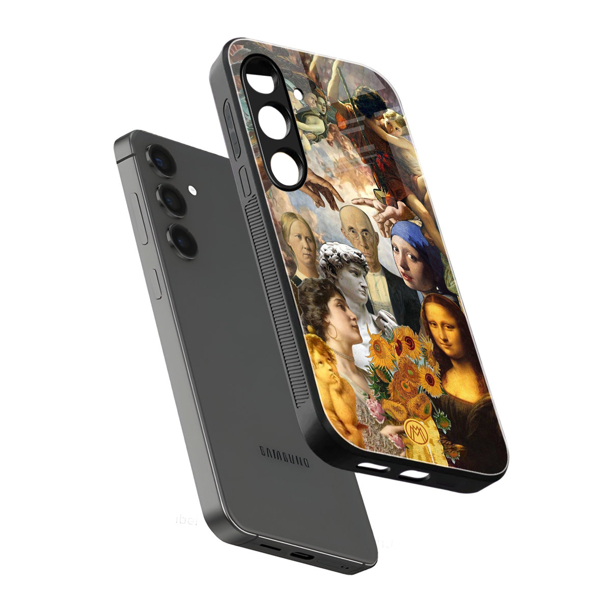 classic icons back phone cover | glass case for samsung galaxy s24 plus