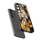 classic icons back phone cover | glass case for samsung galaxy s23