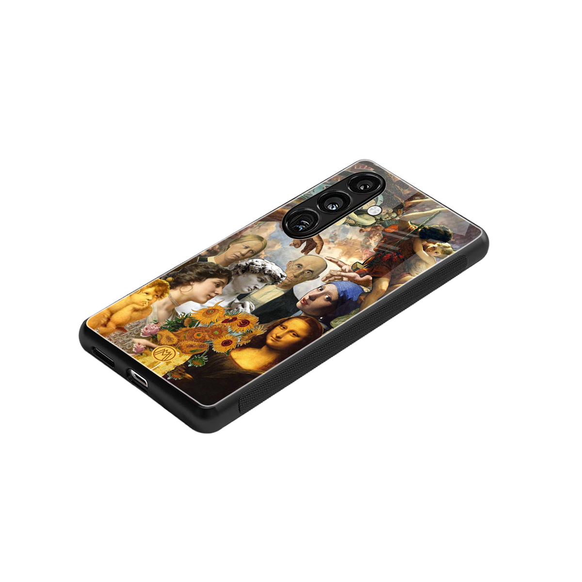 classic icons back phone cover | glass case for samsung galaxy s24 fe