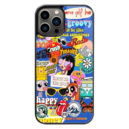 Premium Glass Back Mobile Phone Cover for iPhone, Samsung, OnePlus, Google Pixel, Redmi, Oppo, Vivo & Realme