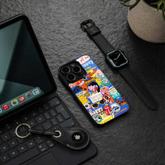 Classic Collage Aesthetic Phone Cover | Glass Case