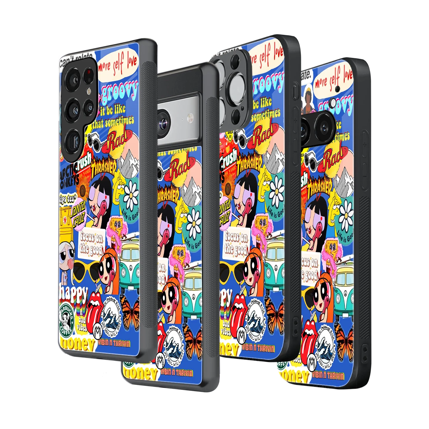 Stylish Glass Back Case for All Smartphones – iPhone, Samsung, OnePlus, Pixel, Redmi, Oppo, Vivo, Motorola