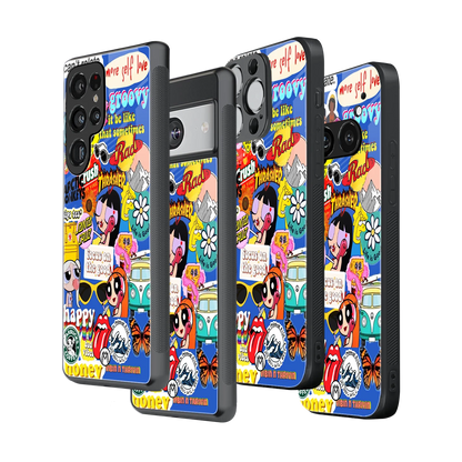 Stylish Glass Back Case for All Smartphones – iPhone, Samsung, OnePlus, Pixel, Redmi, Oppo, Vivo, Motorola