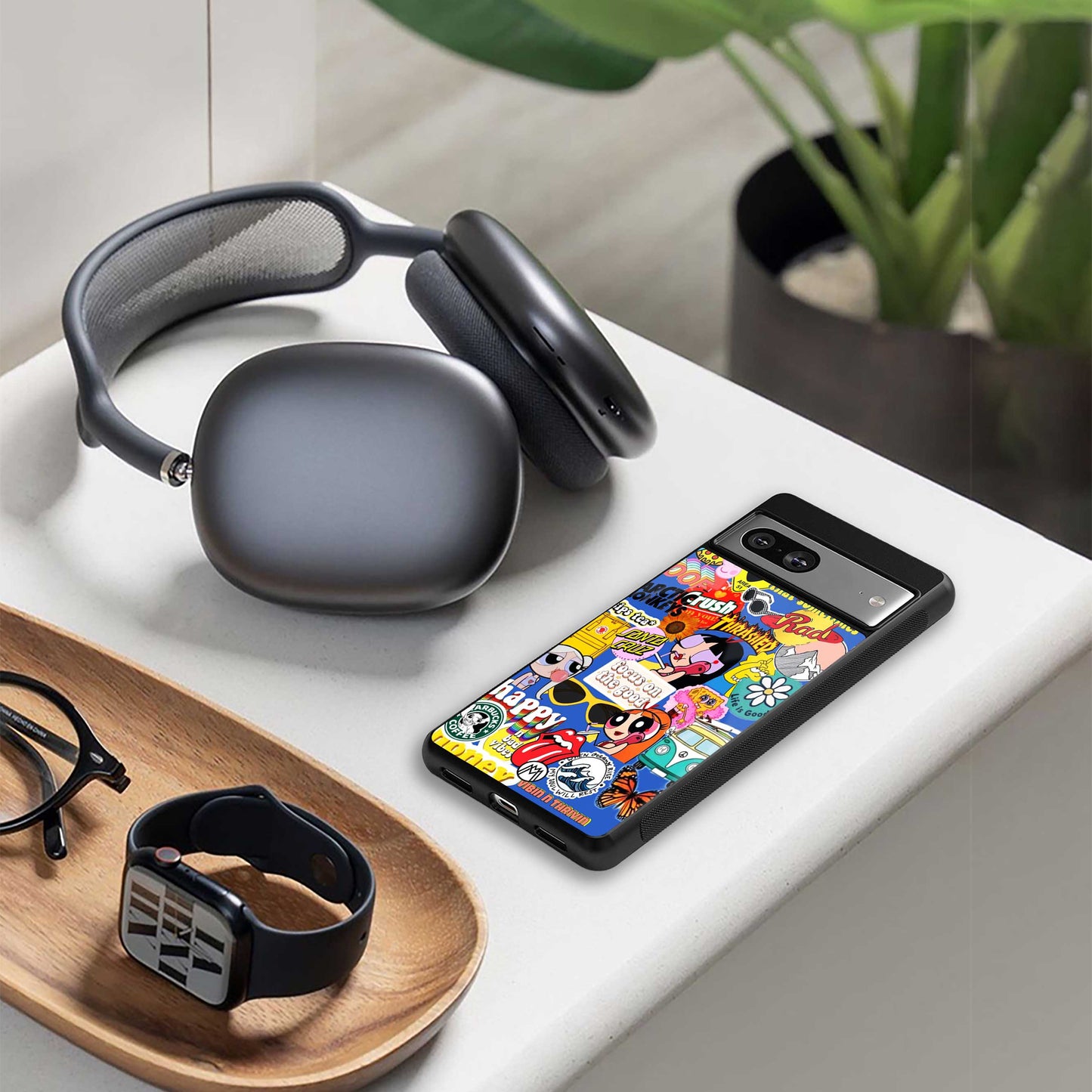 classic collage aesthetic back phone cover | glass case for oneplus nord 4