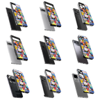 Durable Glass Back Mobile Case for iPhone, Samsung, OnePlus, Google Pixel, Redmi, Vivo, Oppo