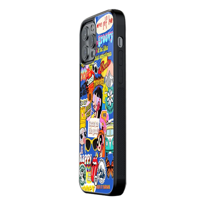 Slim Glass Back Phone Case for Multiple Brands – iPhone, Samsung, Redmi, OnePlus, Oppo, Vivo