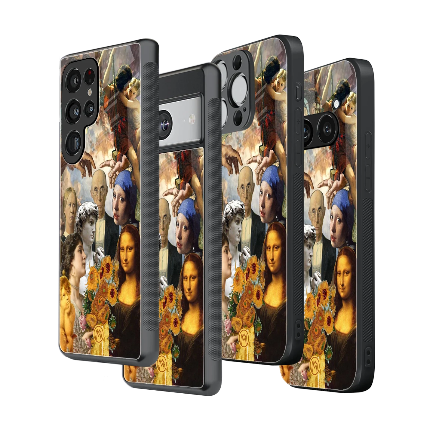 Stylish Glass Back Case for All Smartphones – iPhone, Samsung, OnePlus, Pixel, Redmi, Oppo, Vivo, Motorola