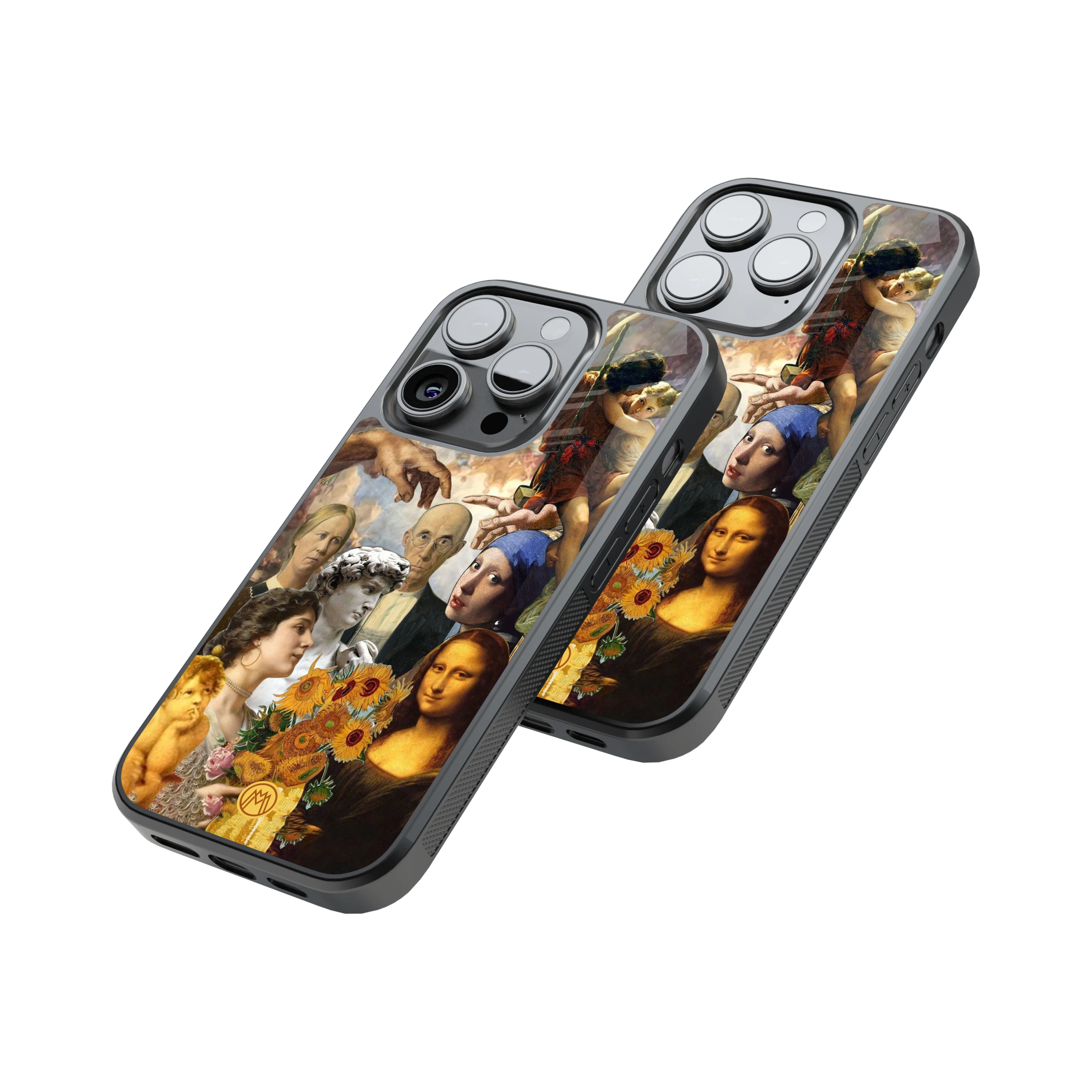 Protective Glass Back Phone Case Compatible with iPhone, Samsung, OnePlus, Pixel & More