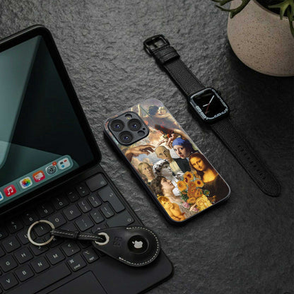 classic icons back phone cover | glass case for iphone 13 pro max