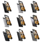 Durable Glass Back Mobile Case for iPhone, Samsung, OnePlus, Google Pixel, Redmi, Vivo, Oppo