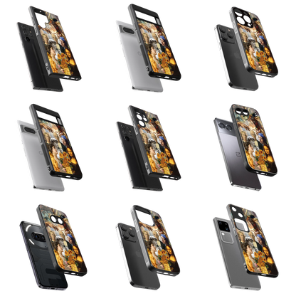 Durable Glass Back Mobile Case for iPhone, Samsung, OnePlus, Google Pixel, Redmi, Vivo, Oppo