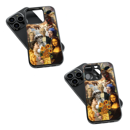 Trendy Glass Back Mobile Case for iPhone, Samsung, Redmi, OnePlus, Google Pixel, Motorola